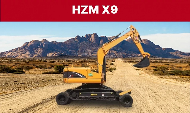 Экскаватор колесно-гусеничный HZM X9