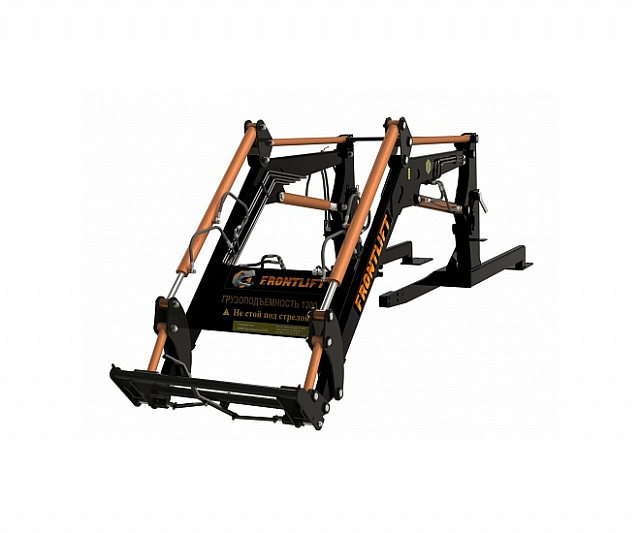 Погрузчик фронтальный FRONTLIFT М-1200 с модернизированными гидравлическими магистралями, к тракторам БЕЛАРУС